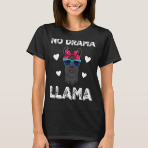 Camiseta No hay drama que llama a las mujeres amor animal 3