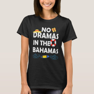 Camiseta No hay dramas en la playa de vacaciones de verano 