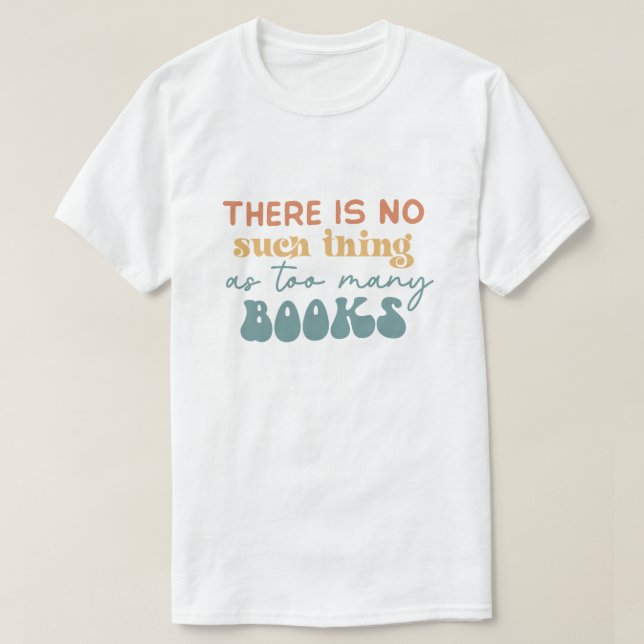 Camiseta no hay en mis libros (Diseño del anverso)