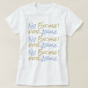 Camiseta No hay excusa para el empoderamiento y apoyo al ab