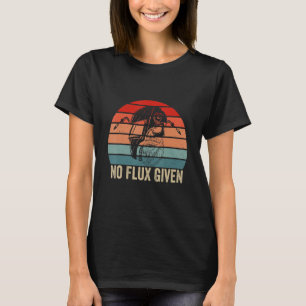 Camiseta No hay flujo dado a padre de soldadura retro vinta