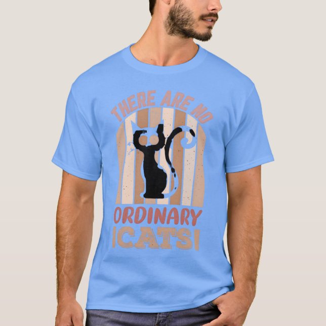 Camiseta No hay gatos comunes (Anverso)