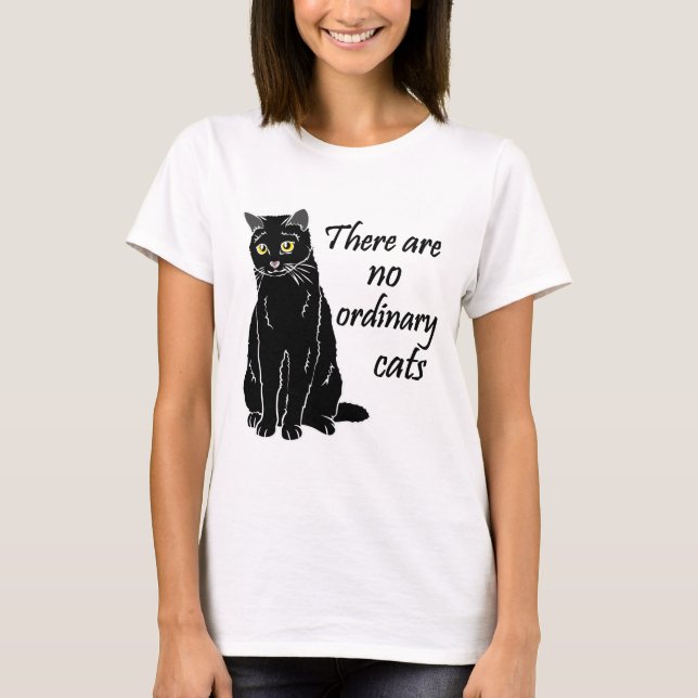 Camiseta No Hay Gatos Ordinarios (Anverso)