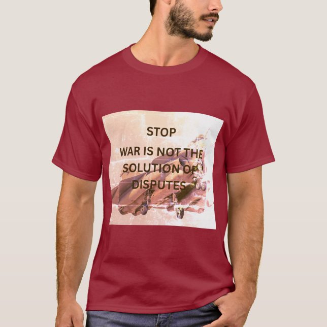 CAMISETA NO HAY GUERRA (Anverso)