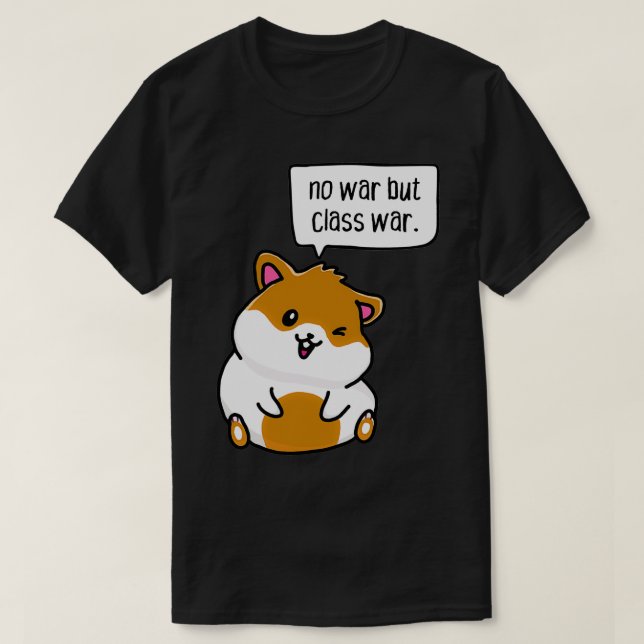 Camiseta no hay guerra sino guerra de clases  (Diseño del anverso)