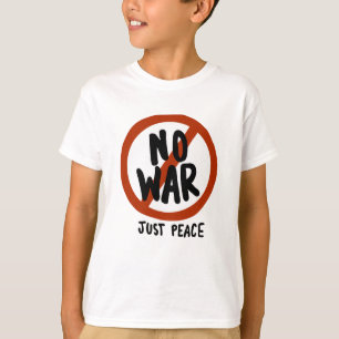 Camiseta No hay guerra, sólo paz