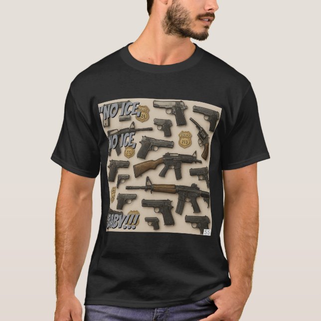 Camiseta ¡¡¡No hay hielo, nena!!! (Inglés) (Anverso)