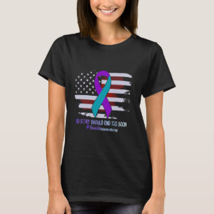 Camiseta No hay historia que terminar muy pronto con suicid