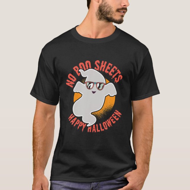 Camiseta No hay hojas de boo divertidas para el fantasma de (Anverso)