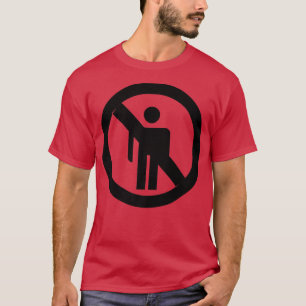 Camiseta No hay hombres símbolo de feminismo femenino regal