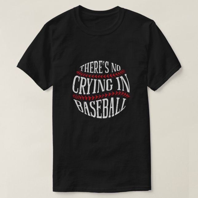 Camiseta No hay llanto en el béisbol (Diseño del anverso)