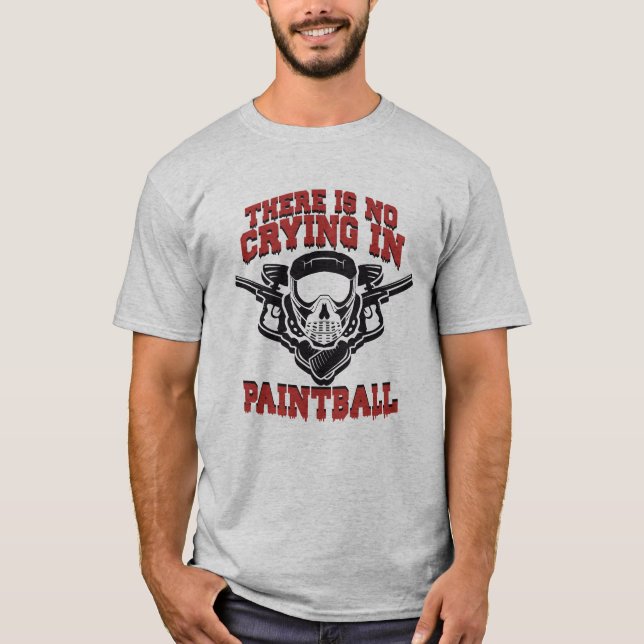 Camiseta No hay llanto en Paintball (Anverso)