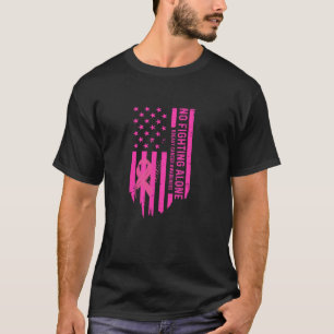 Camiseta No hay lucha por sí sola Estados Unidos Bandera Am