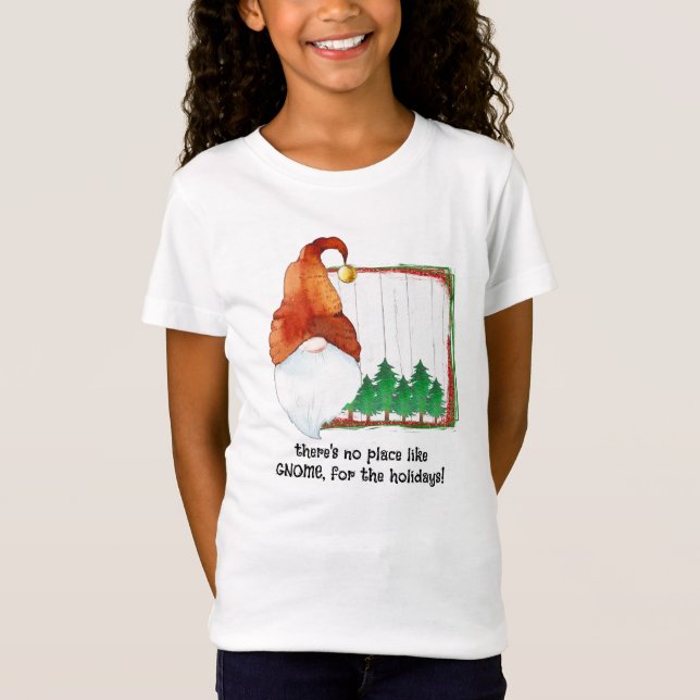 Camiseta No hay lugar como GNOME, para las vacaciones. (Anverso)