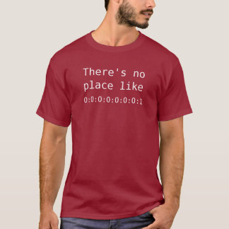 Camiseta No hay lugar como IPv6