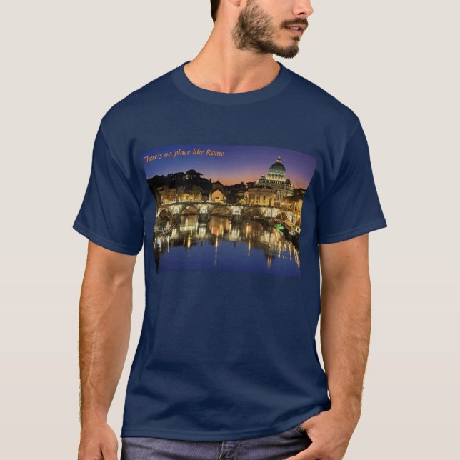 Camiseta No hay lugar como Roma (Anverso)