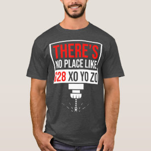 Camiseta No hay lugar G28 X0 Y0 Z0 Funny CNC Machinist