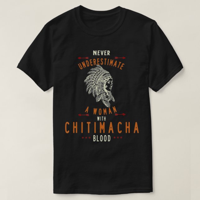 Camiseta No hay menores de la mujer indígena india originar (Diseño del anverso)