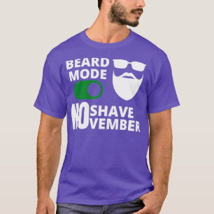 Camiseta No hay modo de barba Shave Noviembre en 2