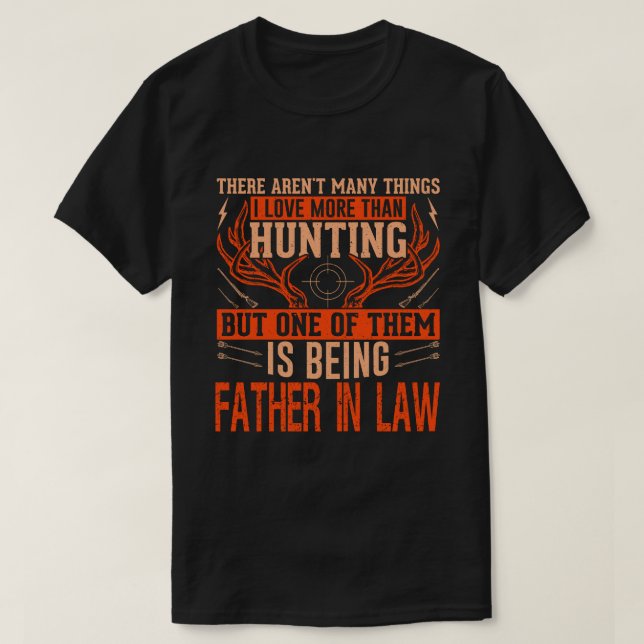 Camiseta No hay muchas cosas que persigan a su padre en la  (Diseño del anverso)