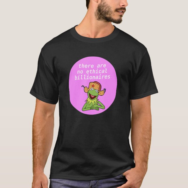 Camiseta No Hay Multimillonarios Éticos Antibillonarios (Anverso)