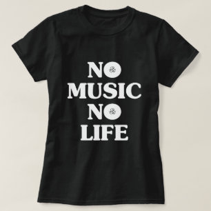 CAMISETA NO HAY MÚSICA NI VIDA