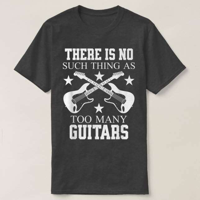 CAMISETA NO HAY NADA ASÍ COMO MUCHOS GUITARES 2931 (Diseño del anverso)