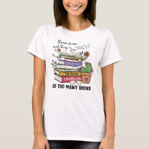Camiseta No hay nada como tantos libros