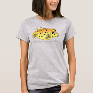 Camiseta No hay nada que pueda nadar el pez amarillo