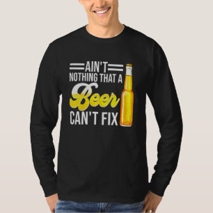 Camiseta No Hay Nada Que Una Cerveza No Pueda Arreglar