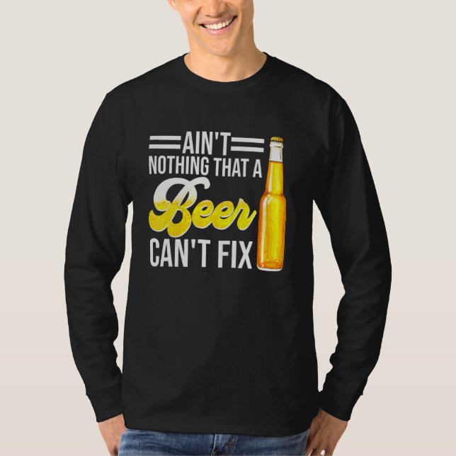Camiseta No Hay Nada Que Una Cerveza No Pueda Arreglar (Anverso)