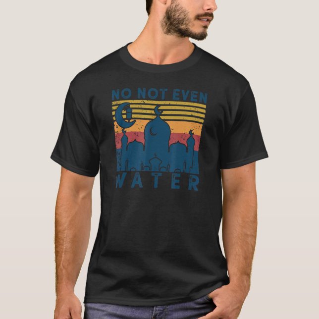 Camiseta No hay ni agua Ramadán Kareem Mubarak V (Anverso)