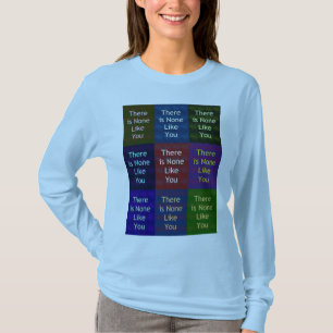 Camiseta No Hay Ninguno Como Tú:: Cuadrícula Mosaico Inspir