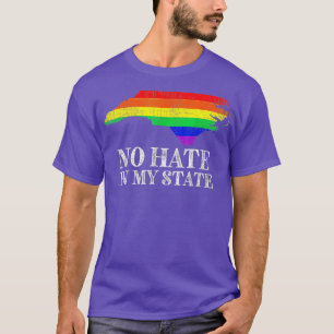 Camiseta No hay odio en el arcoiris de mi estado en Califor