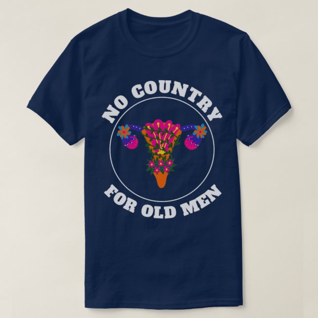Camiseta No hay país para los ancianos1 (Diseño del anverso)