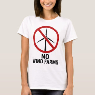 Camiseta No hay parques eólicos - No hay aerogeneradores