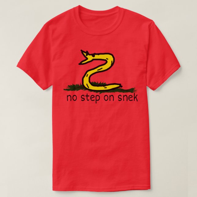 Camiseta No hay paso en el Gorra de Snek (Diseño del anverso)