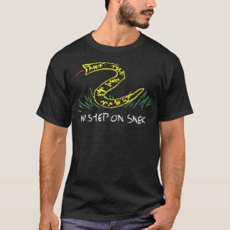 Camiseta No hay paso en la bandera de Snek Gadsden