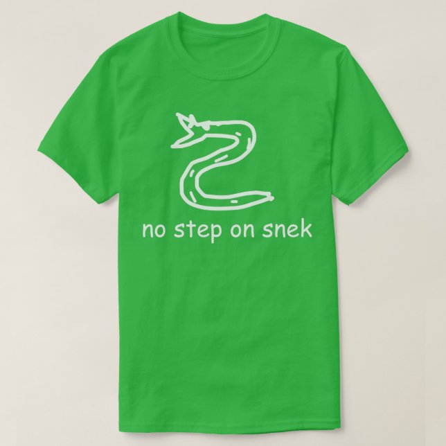 Camiseta No hay paso en Snek TShirt Classic  (Diseño del anverso)