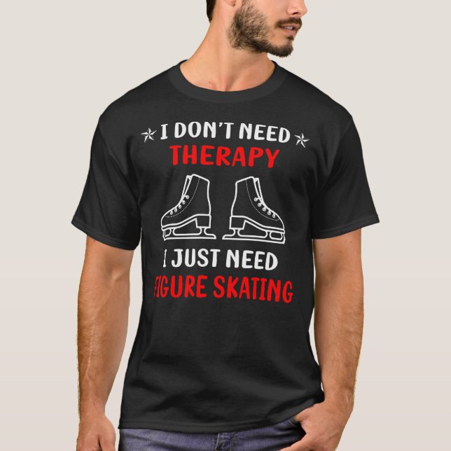 Camiseta No hay patinaje artístico (Anverso)
