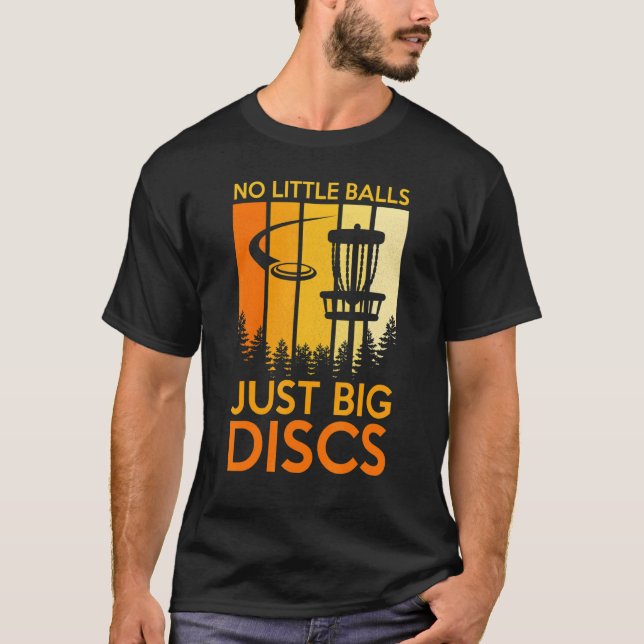 Camiseta No hay pequeñas bolas solo disco grande Sport Disc (Anverso)