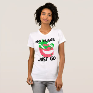 Camiseta No hay planes, solo viaja solo