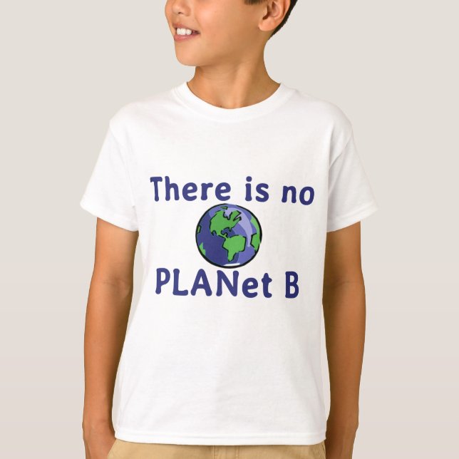 Camiseta No hay planeta B (Anverso)