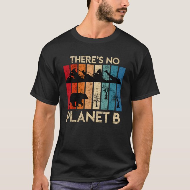 Camiseta No hay planeta B en peligro de extinción Wi-Fi (Anverso)