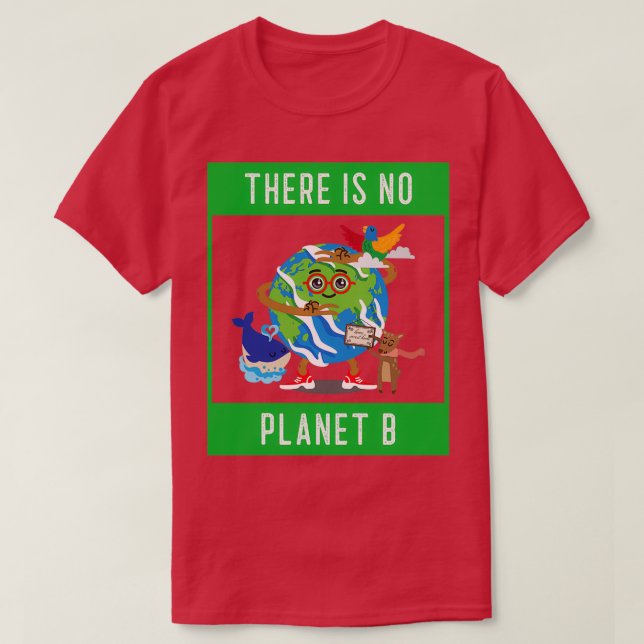 Camiseta No Hay Planeta B Ir Vegan (Diseño del anverso)
