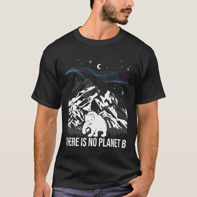 Camiseta No Hay Planeta B - Protección Ambiental Ea (Anverso)