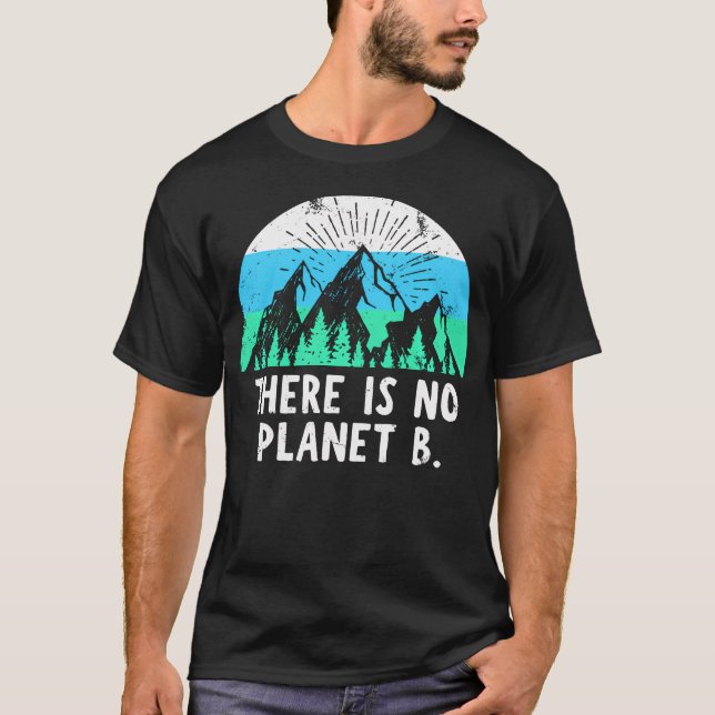 Camiseta No Hay Planeta B - Retro (Anverso)