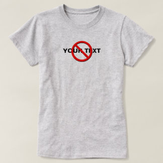 Camiseta No hay plantilla de Rótulo para ropa alternativa f
