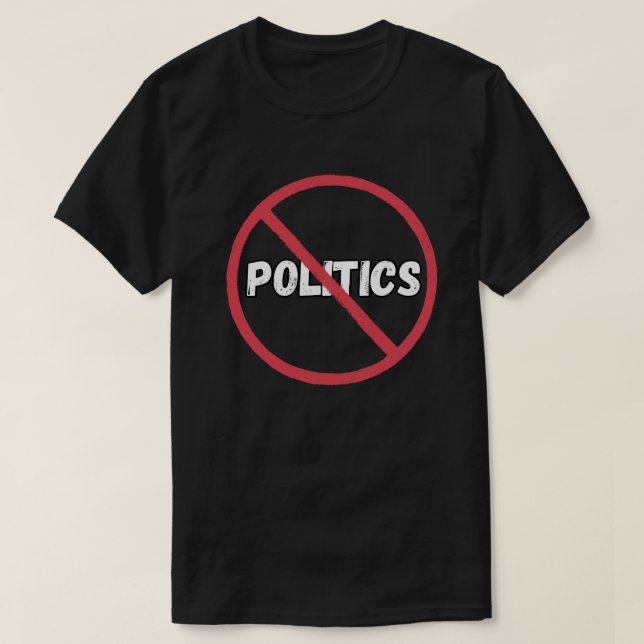 CAMISETA NO HAY POLÍTICA (Diseño del anverso)