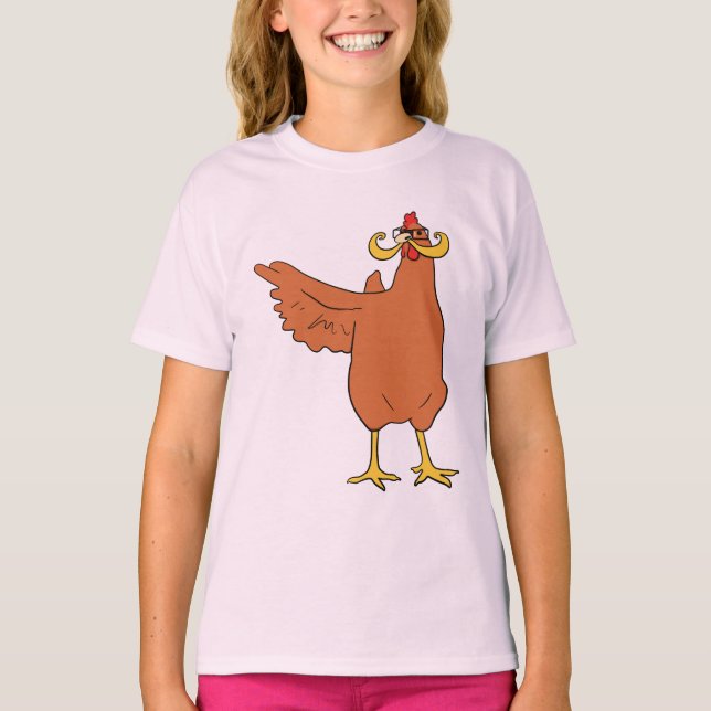 Camiseta No hay pollo aquí (Anverso)
